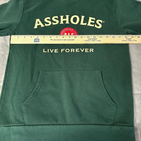 Alf-the-label Women's Green Sweatshirt size small Assholes Live Forever - Picture 6 of 7